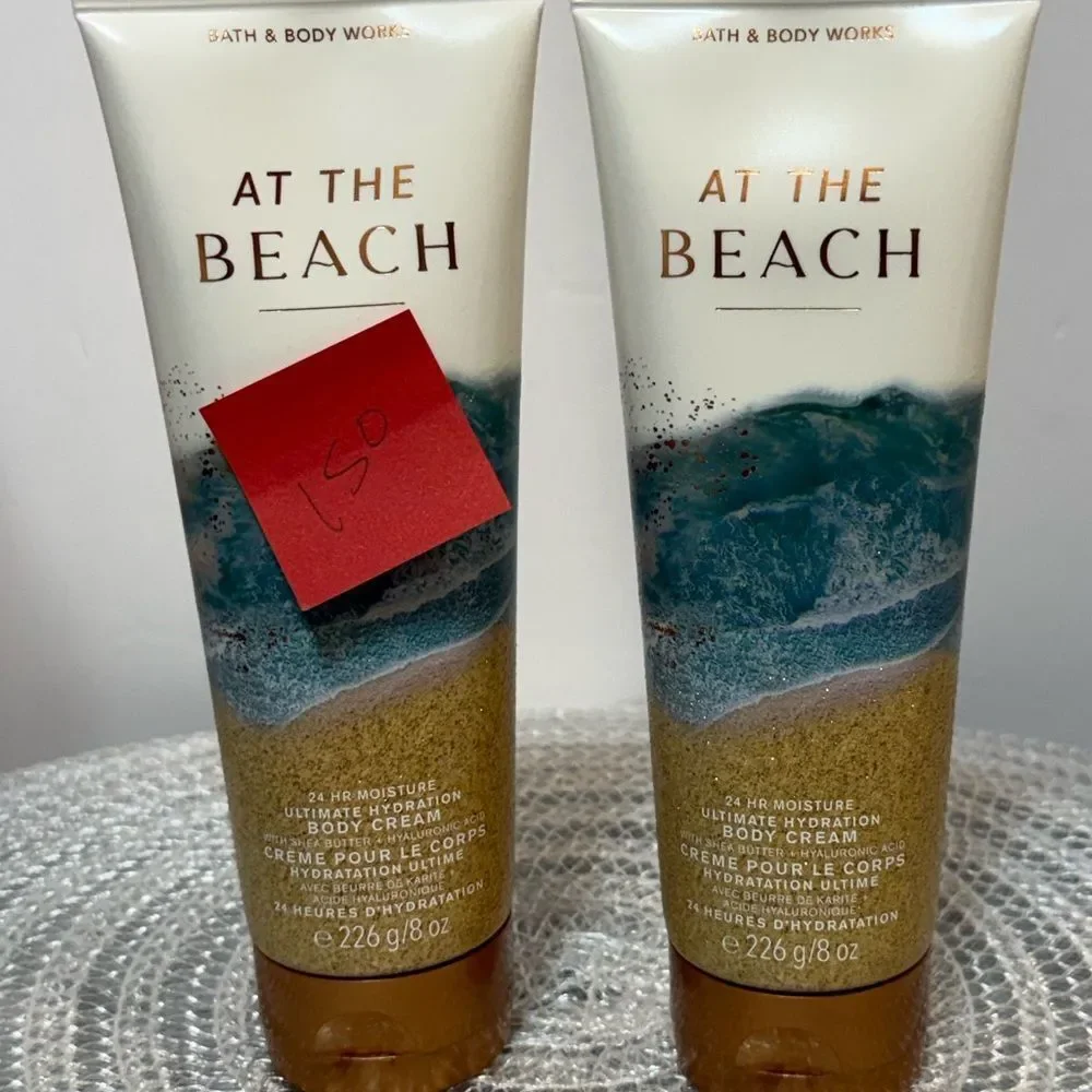 BBW At The Beach Body Cream Set of 2 NWT